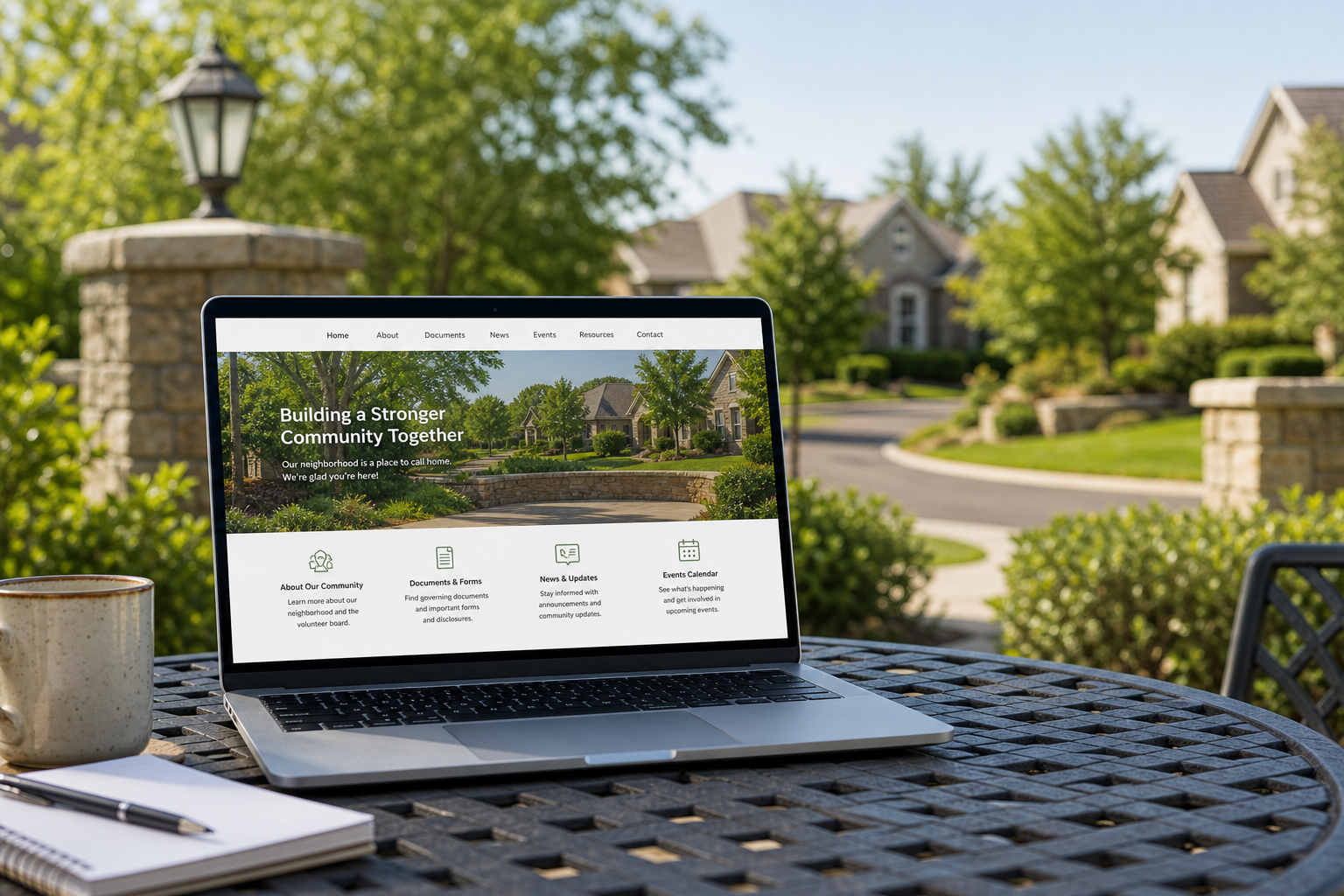HOAResidents public website and board tools